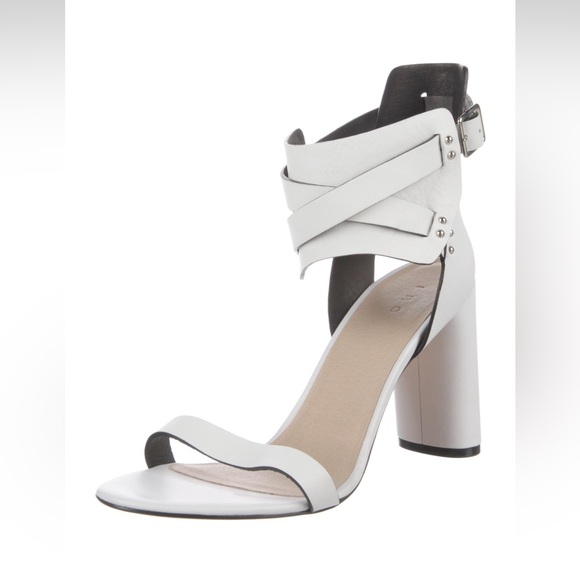 IRO Paris White Leather Strappy Sandals – Size 38 - Picture 1 of 14